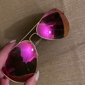 COPY - Pink Aviator RayBans